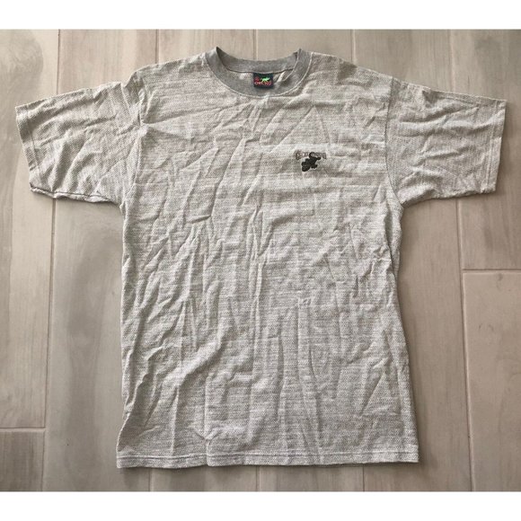 GECKO HAWAII MENS XL EMBROIDERED GRAY SHORT SLEEVE MADE IN USA SHIRT - Picture 1 of 5